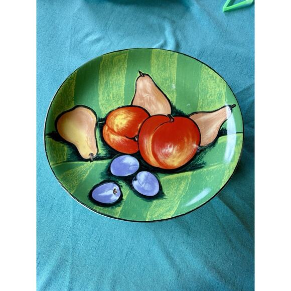 Vintage Tuscany 4902 By Sango Dinner Plates Vibrant Fruit 10” - 7 Available - Picture 1 of 3
